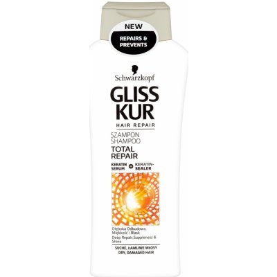 Gliss kur šampon 250ml Total Repair | Kosmetické a dentální výrobky - Vlasové kosmetika - Šampony na vlasy